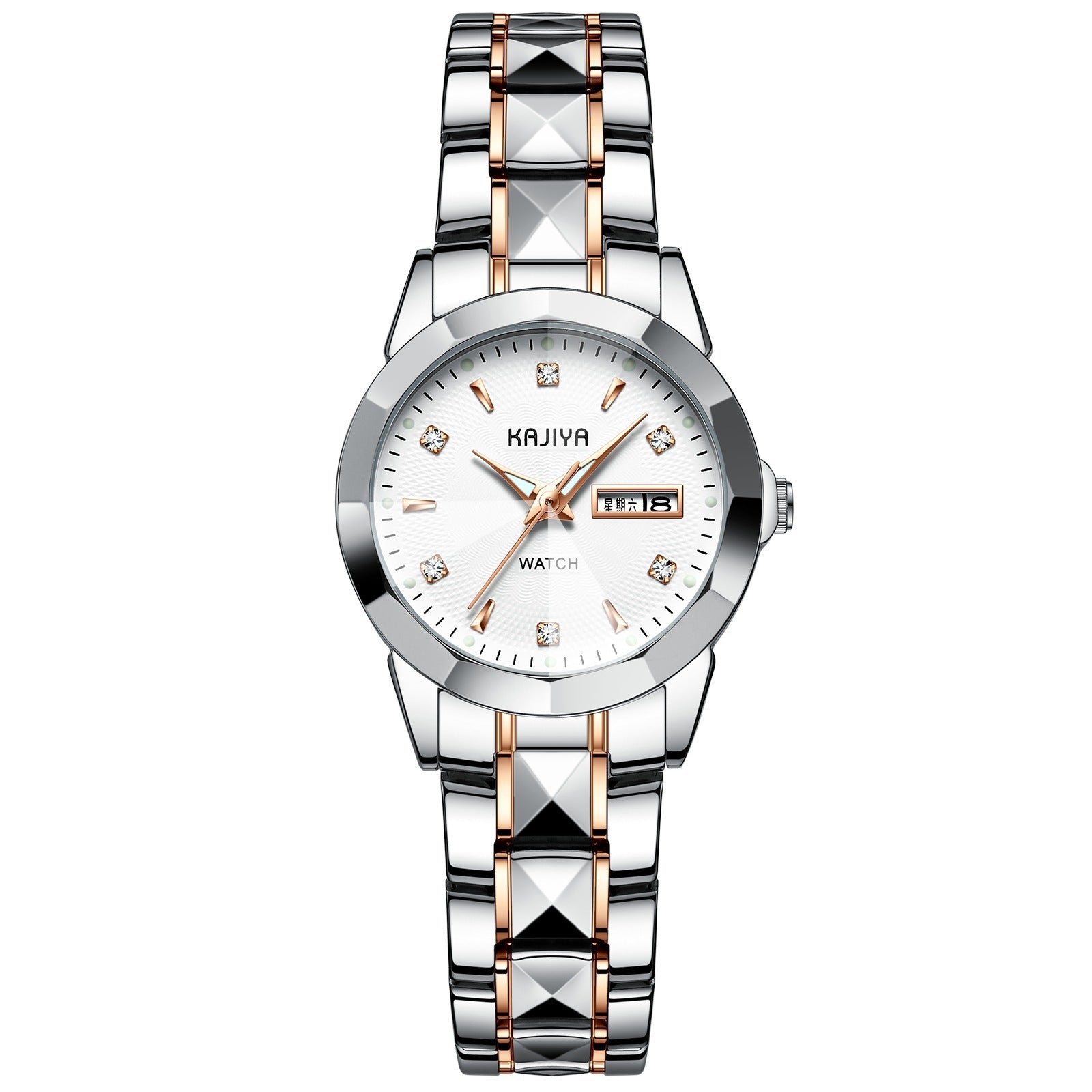 Waterproof Luminous Steel Band Ladies Watch Korean Version