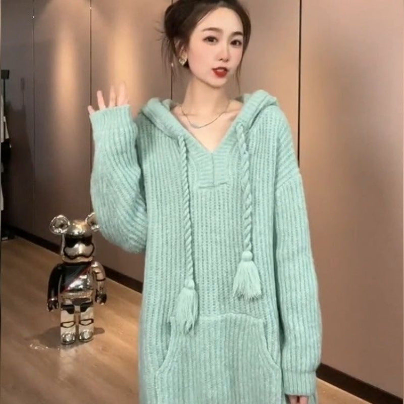 Gentle Soft Nuo Sweater Korean Style Loose And Lazy Style Sweater