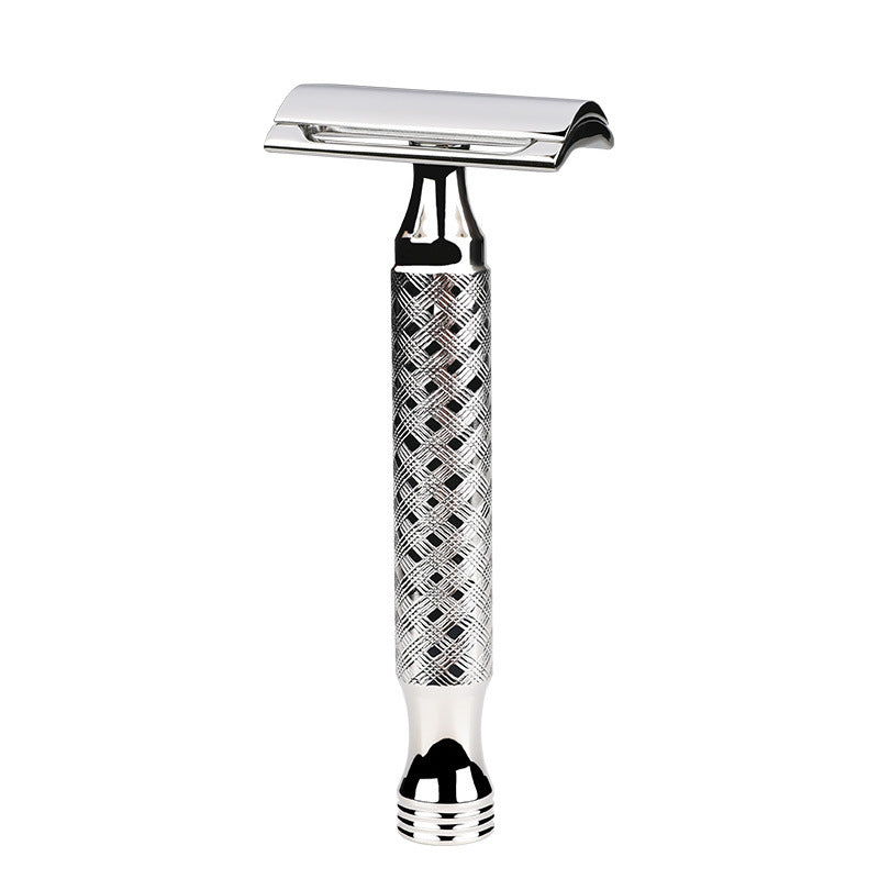 Men's Manual Full 316 Stainless Steel CNC Double-sided Old Double-edged Shaver