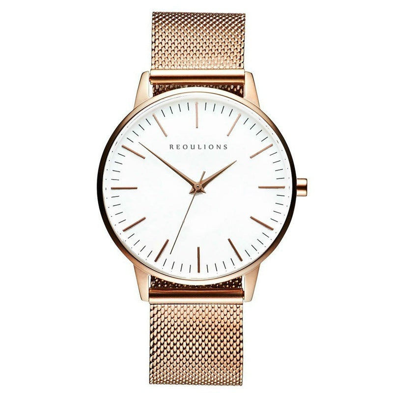 Simple mesh belt watch