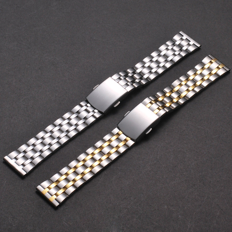 Watch strap accessories stainless steel five-bead strap