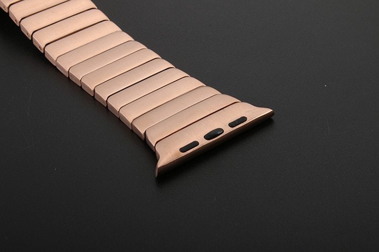 Compatible with Apple, Luxury Stainless Steel link bracelet band for watch Series 1 2 band iwatch stainless steel strap 42mm with adapters