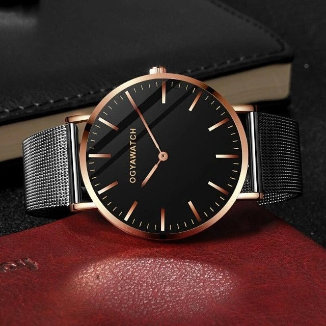 Fashion alloy quartz watch