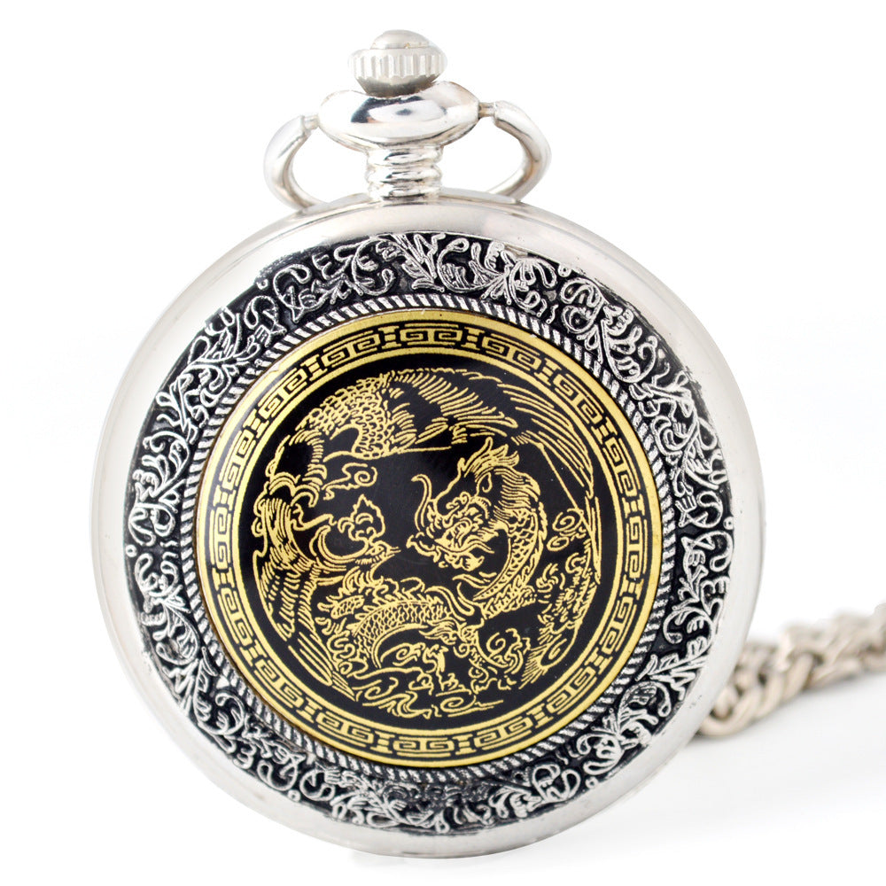 Unisex Semi-Automatic Mechanical Pocket Watch