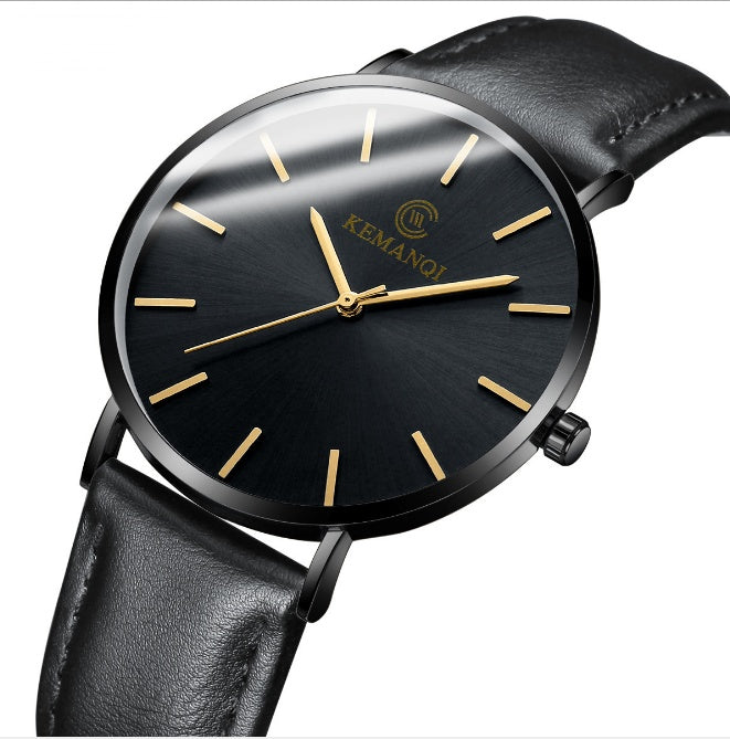 Men's Business Watch Fashion Simple Student Watch Three-Piece Quartz Belt Watch