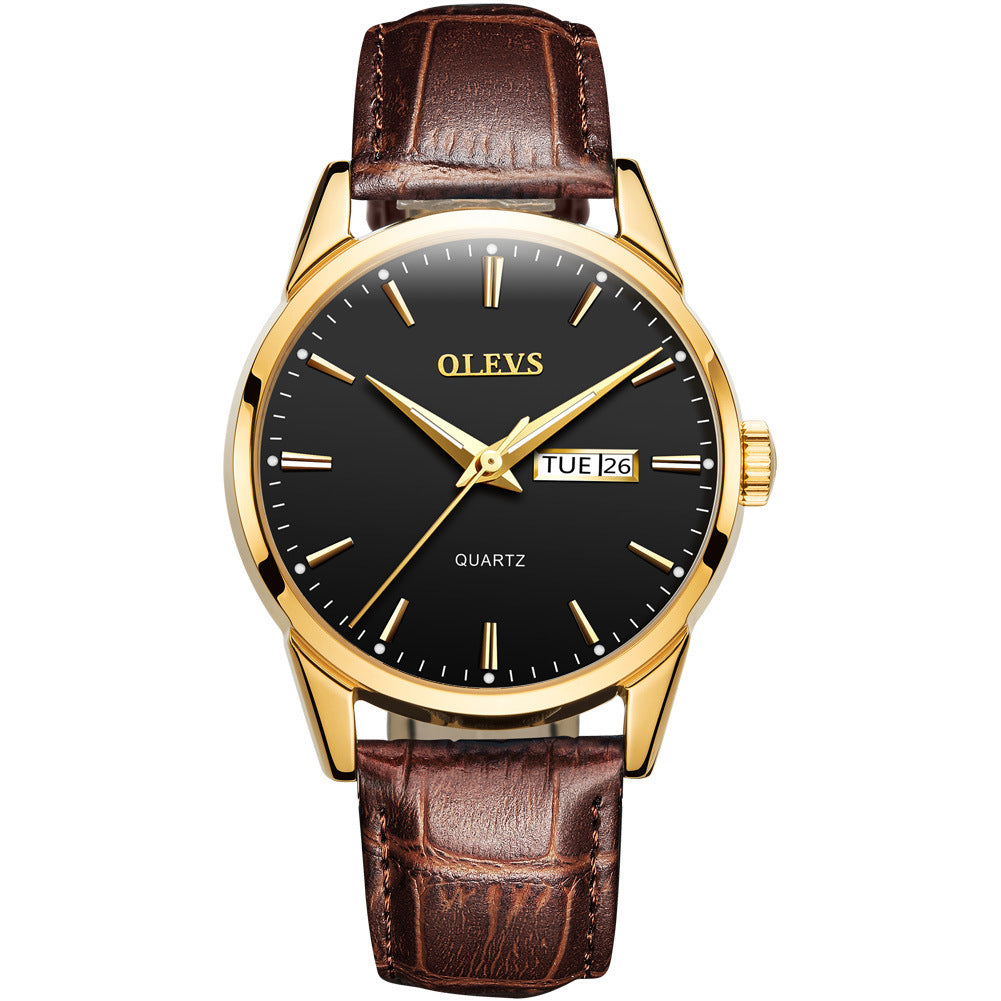 Quartz couple watch