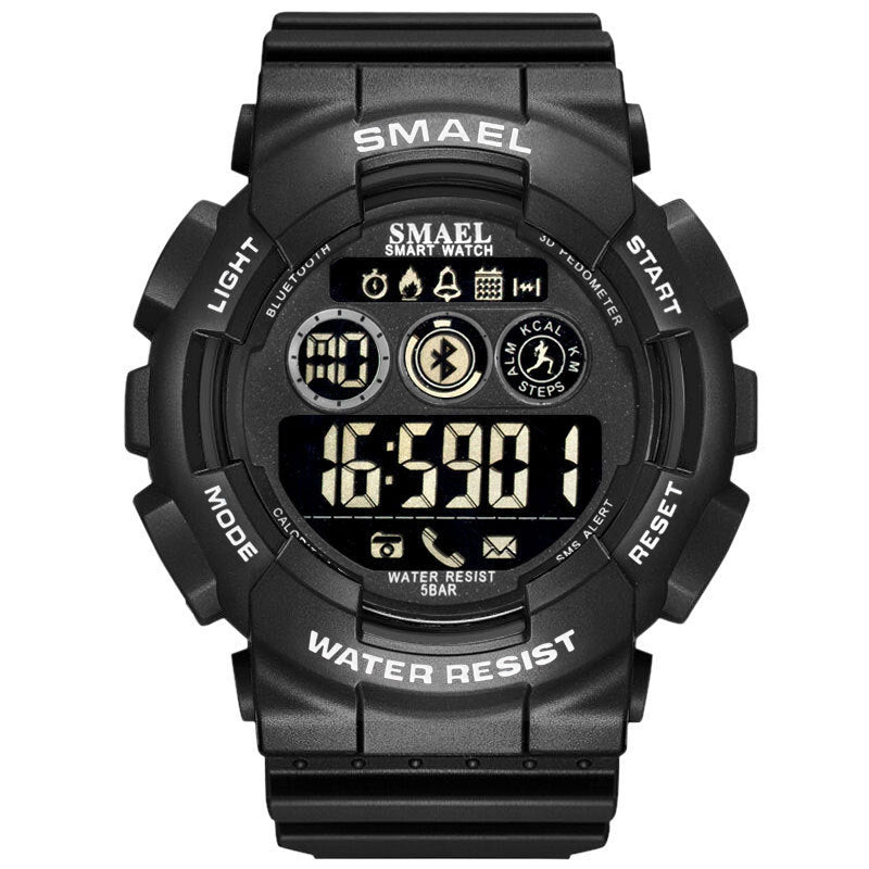 Outdoor Waterproof Japanese Movement Multifunctional Sports Rubber Watch
