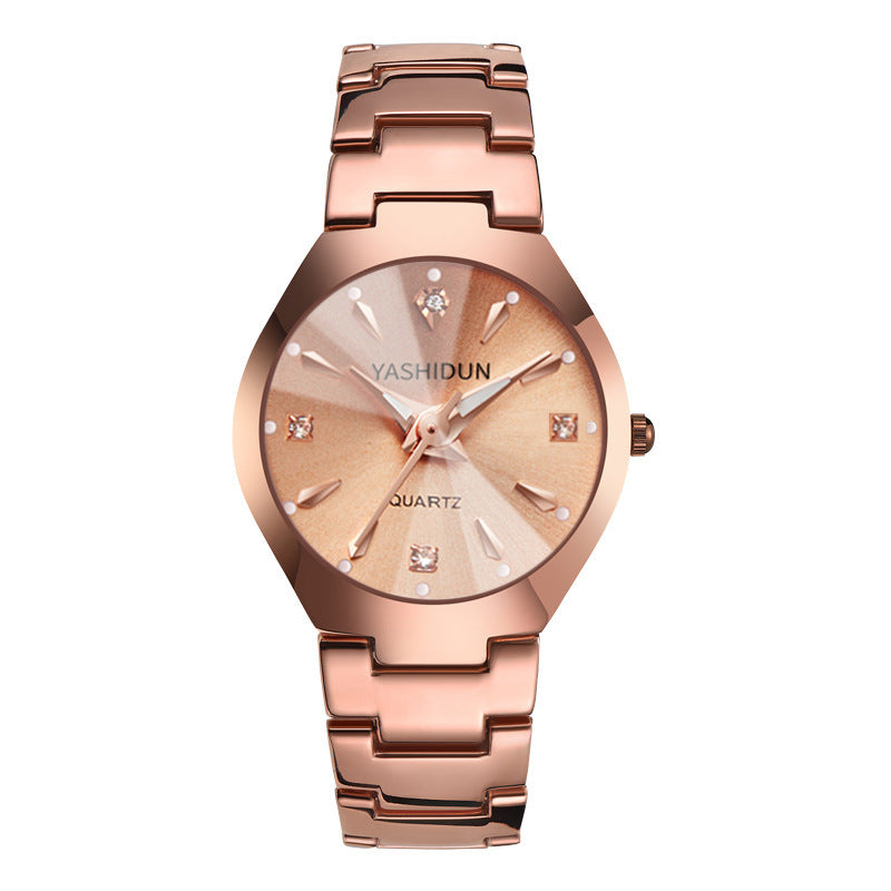 Fashion Casual Style Luminous Steel Band Quartz Watch