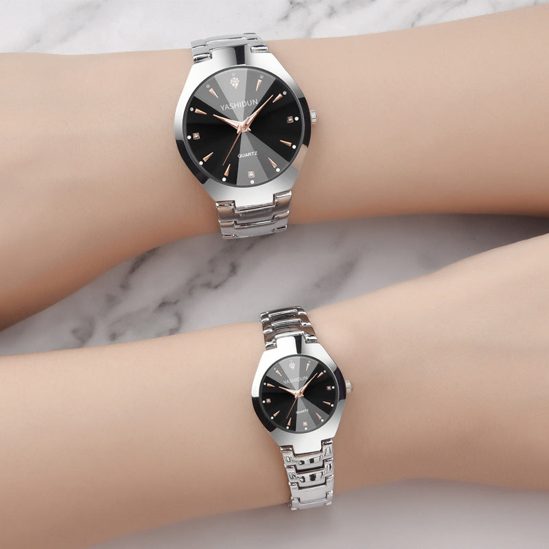 Fashion Casual Style Luminous Steel Band Quartz Watch