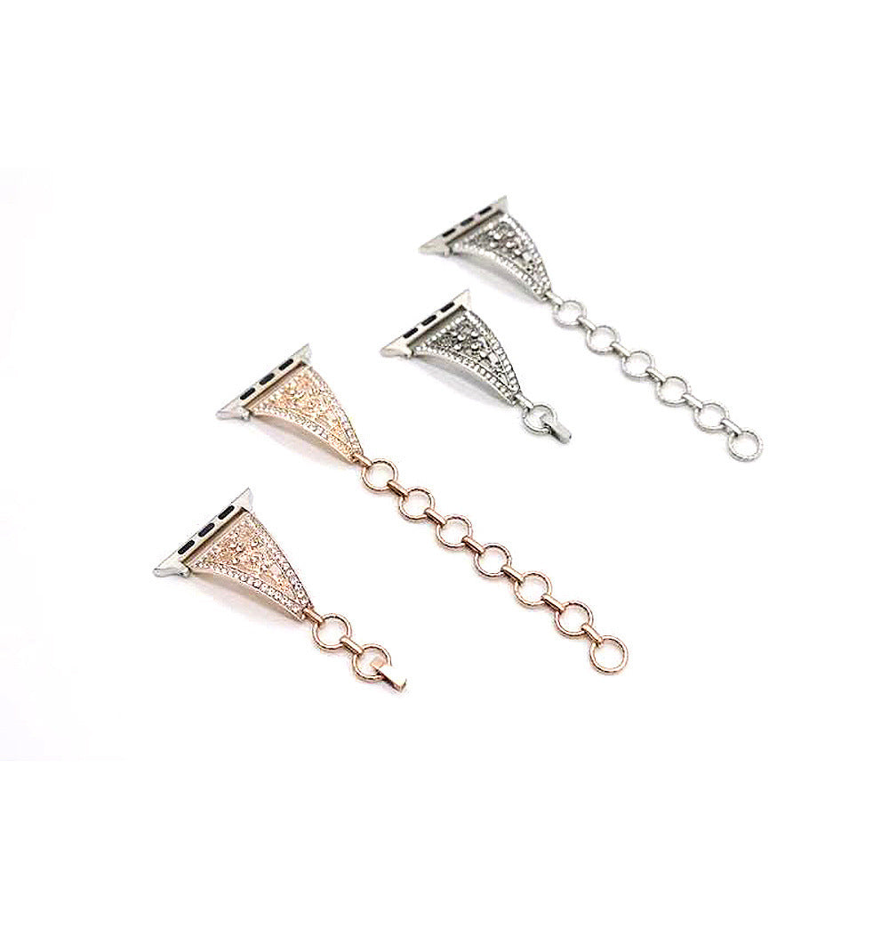 Suitable For Apple Watch Apple Watch   Generation Metal Diamond Bracelet Strap Bracelet Se Girls Trend