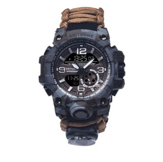 Life-Saving Rope Whistle Temperature Watch