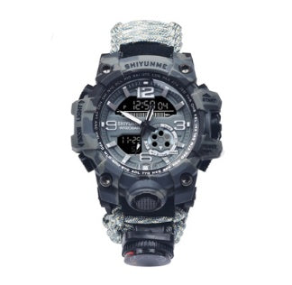 Life-Saving Rope Whistle Temperature Watch