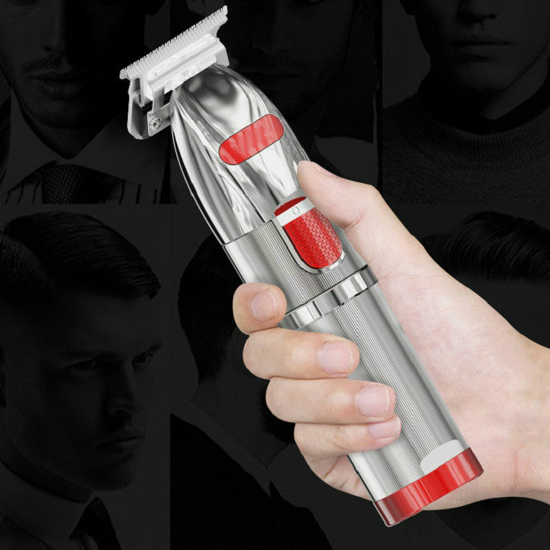 Akimei M6 Oil Head Electric Hair Clipper Bald Head Electric Hair Clipper Rechargeable Retro Engraving Professional Hair Salon