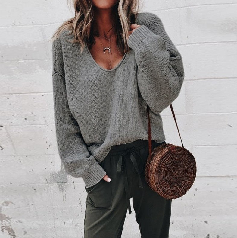 Loose knit sweater
