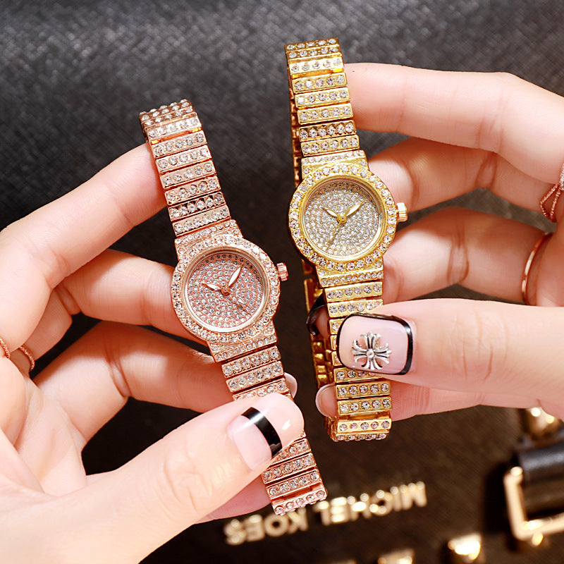 Gypsophila rhinestone watch
