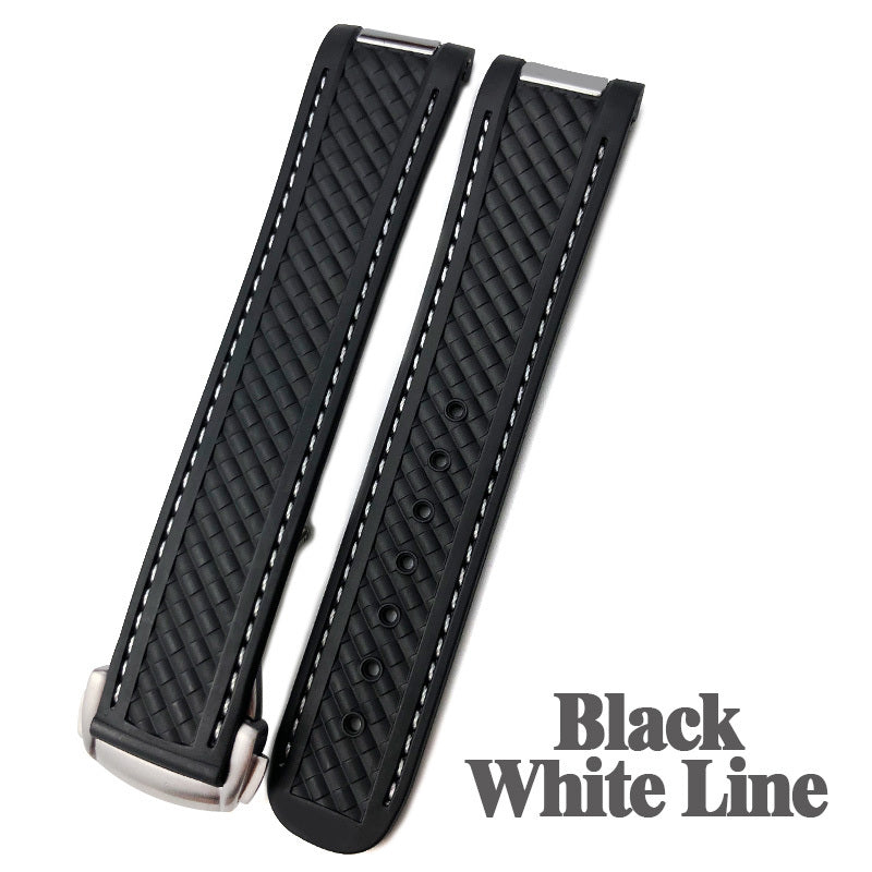 Silicone Strap Substitute Hippocampus Rubber Watch Chain