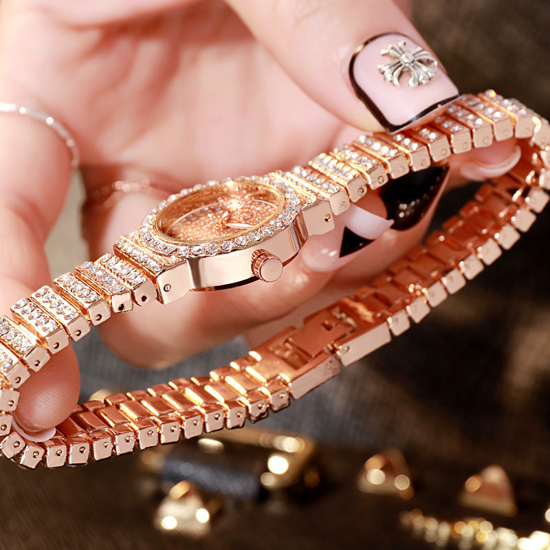 Gypsophila rhinestone watch