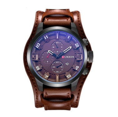 Men's large belt sports watch popular big dial men's watch