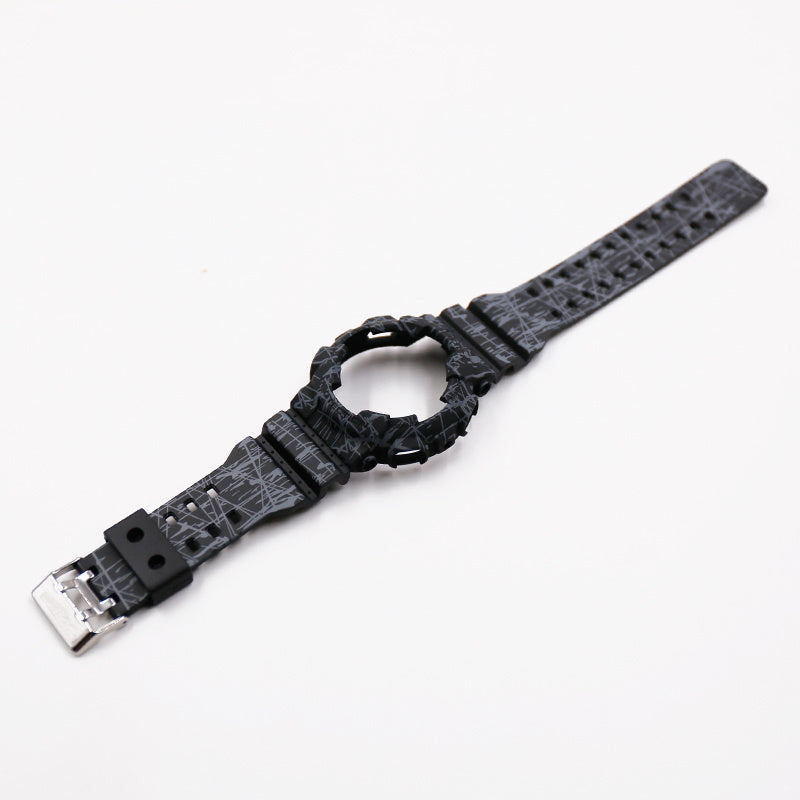 Camouflage resin strap