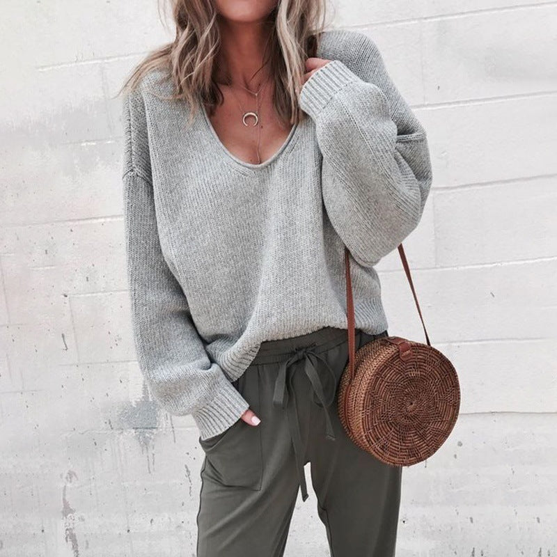 Loose knit sweater