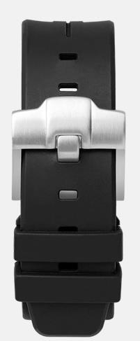 Silicone rubber watch strap