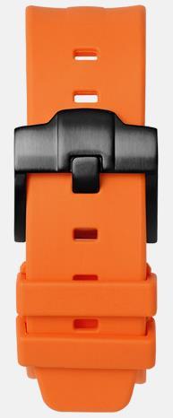 Silicone rubber watch strap