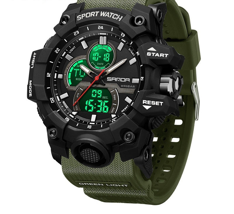 Dried Shrimp Cool Personality Student Fashion Sports Waterproof Electronic Watch