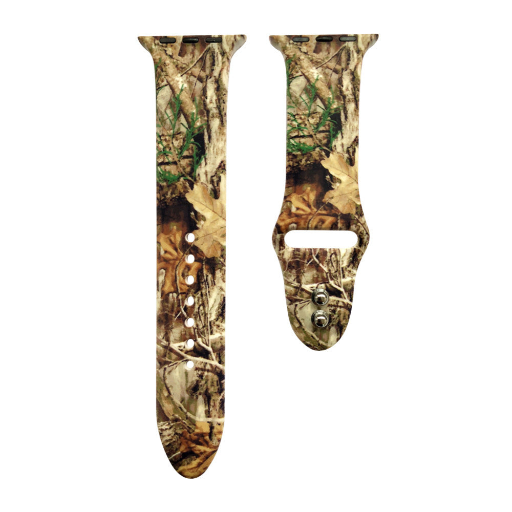 Leopard Camo Butterfly Watch Strap