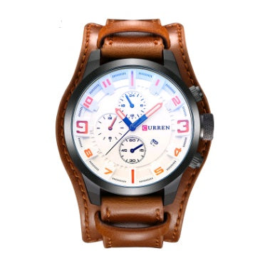 Men's large belt sports watch popular big dial men's watch
