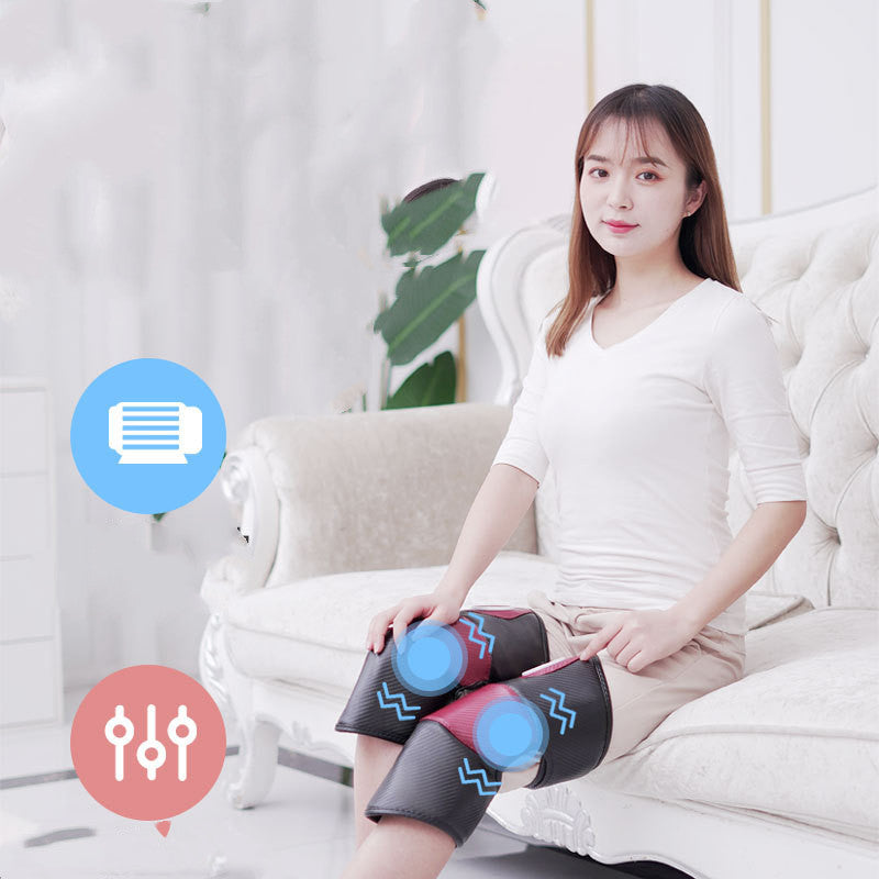 Warm warm old leg massage machine for old people