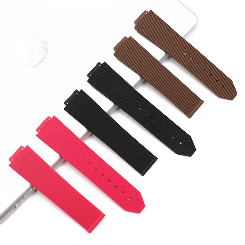 Waterproof rubber strap