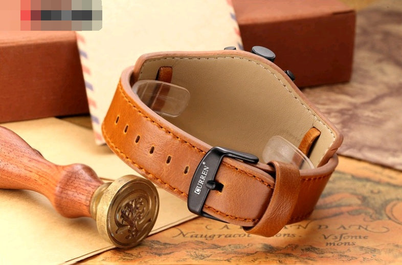 Men's large belt sports watch popular big dial men's watch