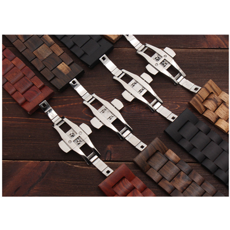Classic fashion wooden watch strap