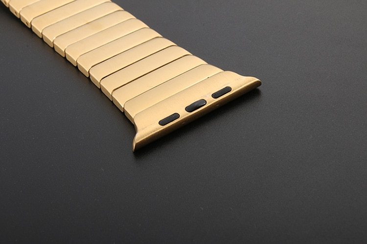 Compatible with Apple, Luxury Stainless Steel link bracelet band for watch Series 1 2 band iwatch stainless steel strap 42mm with adapters