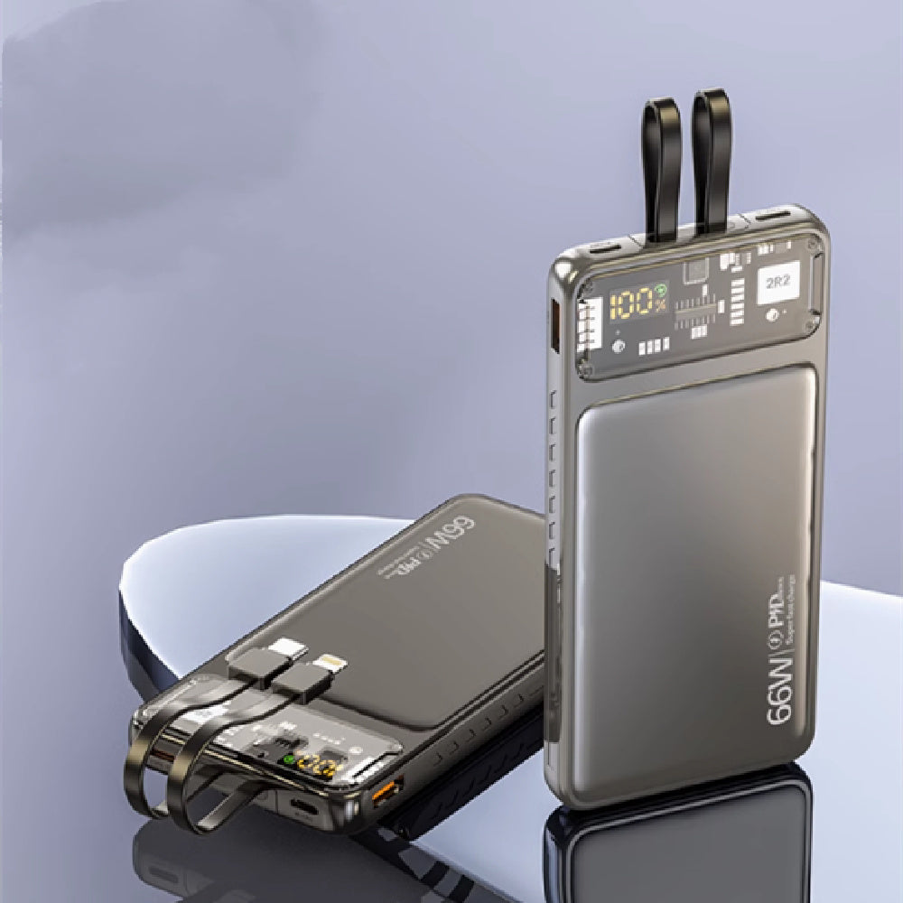 66W Super Fast Charge Power Bank 20000 MAh Large Capacity