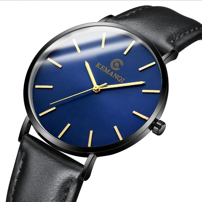 Men's Business Watch Fashion Simple Student Watch Three-Piece Quartz Belt Watch