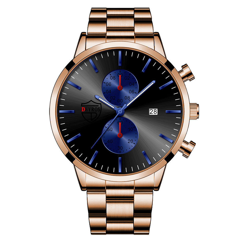 Men's Fashion Luminous Watch Stainless Steel