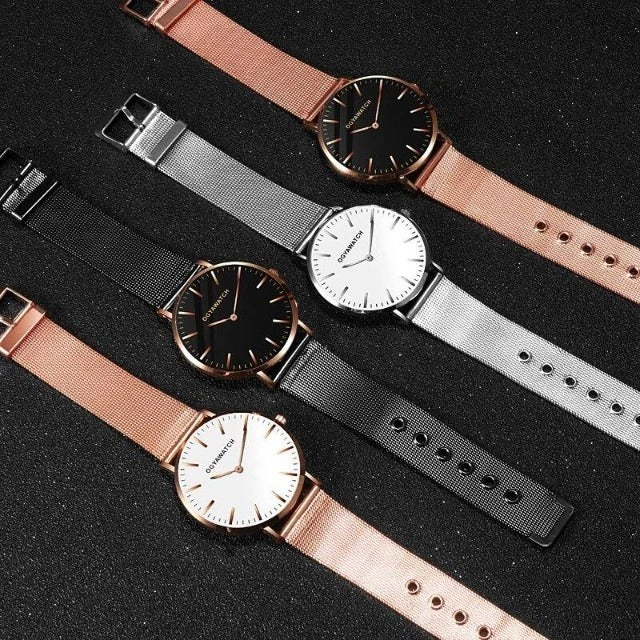 Fashion alloy quartz watch
