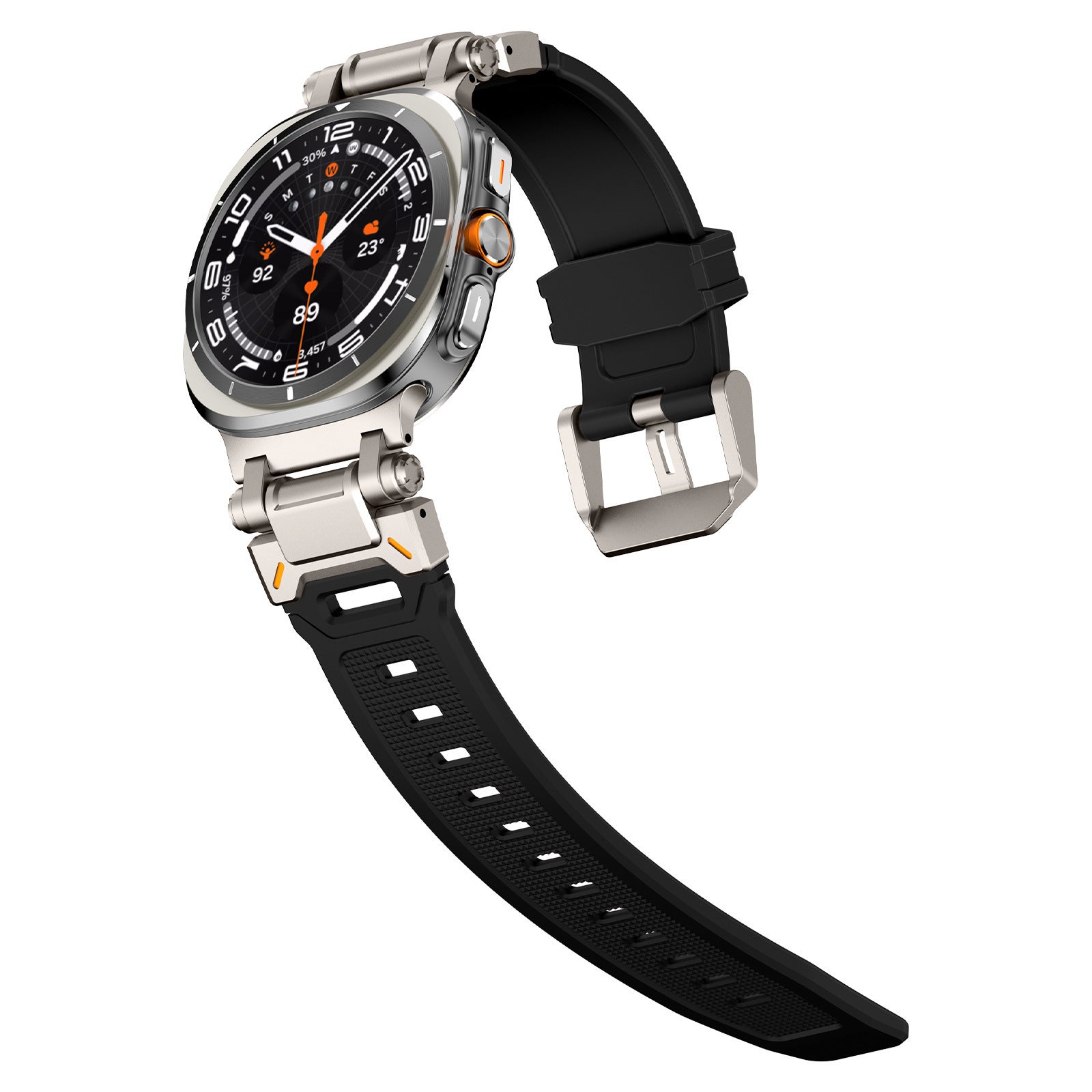 Applicable To 7 Generation Ultra Watch Mecha Style TPU Silicone Explorer Strap