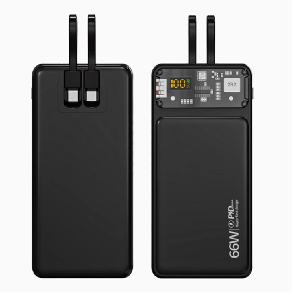 66W Super Fast Charge Power Bank 20000 MAh Large Capacity