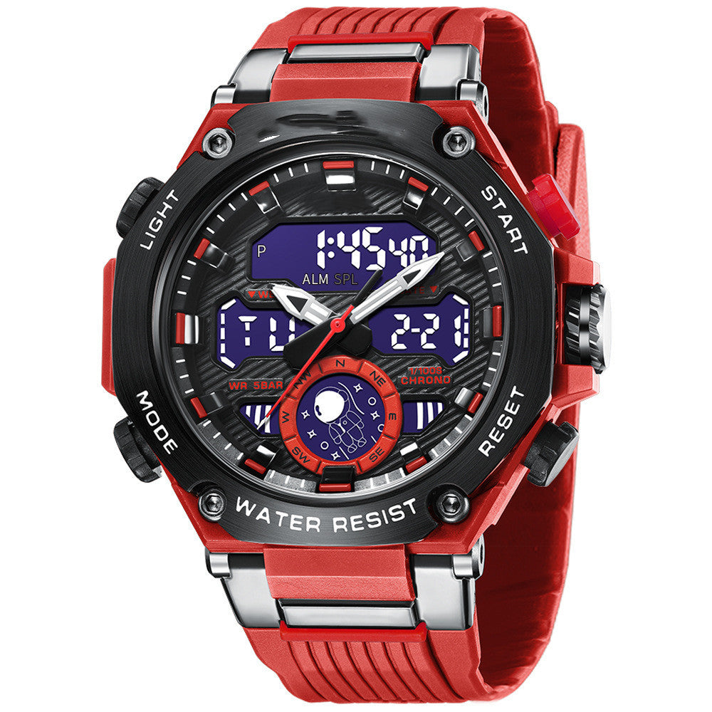 Men's Fashion Casual Alloy Multifunctional Watch