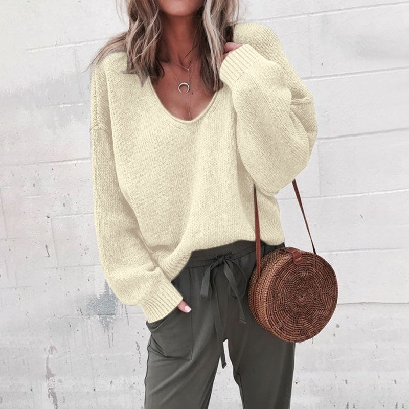 Loose knit sweater