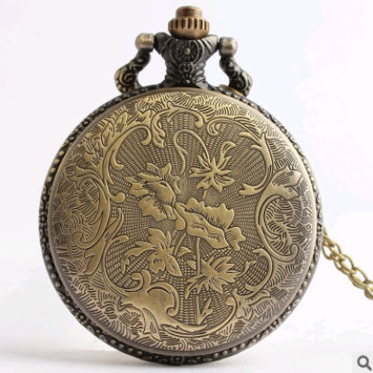 New large brown color face Australia map quartz pocket watch retro pocket watch fashion fashion watch
