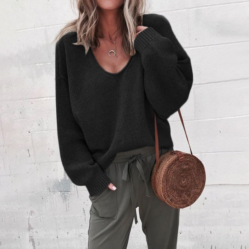 Loose knit sweater
