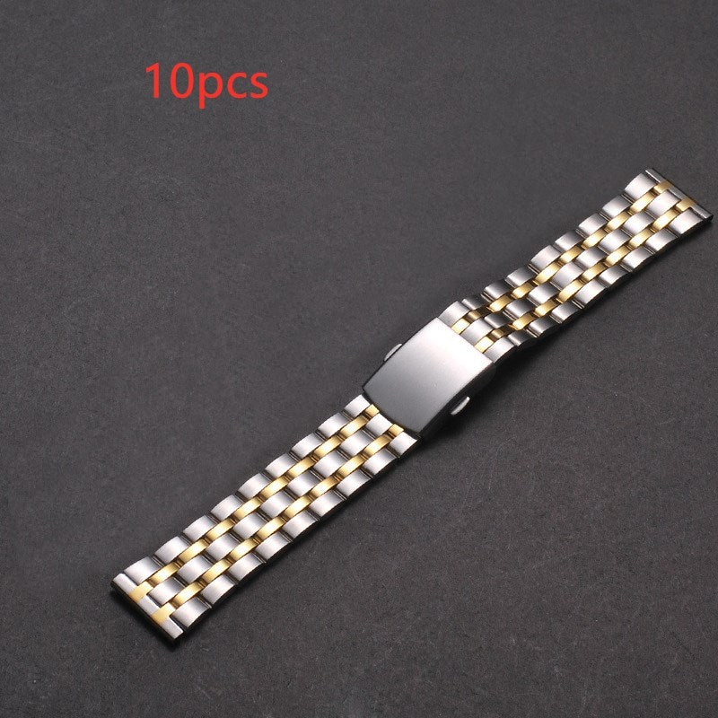 Watch strap accessories stainless steel five-bead strap