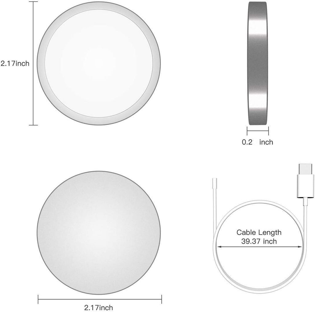15W Magnetic Metal Wireless Charger