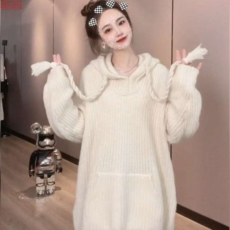 Gentle Soft Nuo Sweater Korean Style Loose And Lazy Style Sweater