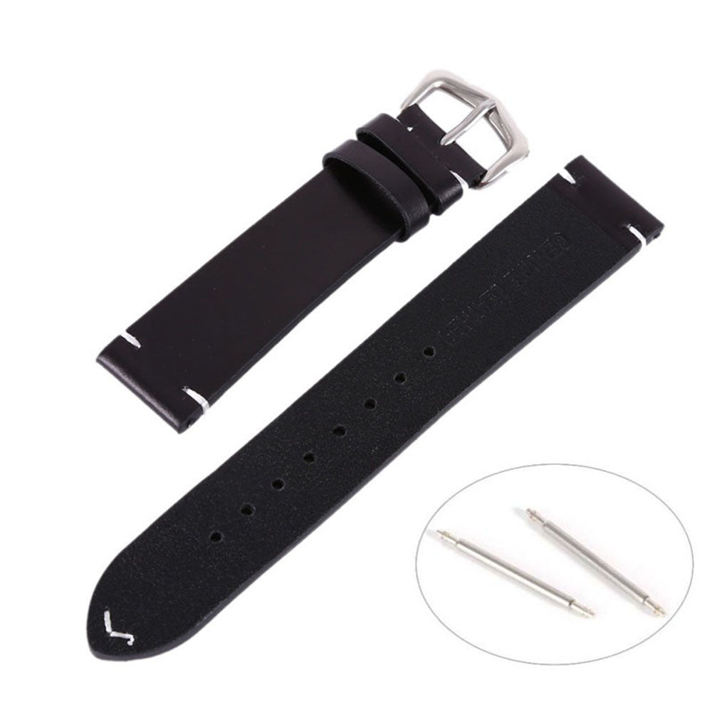 Oil wax leather strap