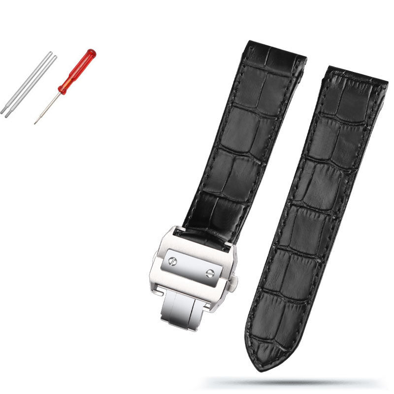 Cowhide Strap Bow Buckle For Men And Women