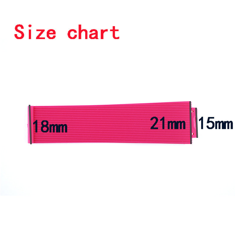 Waterproof rubber strap